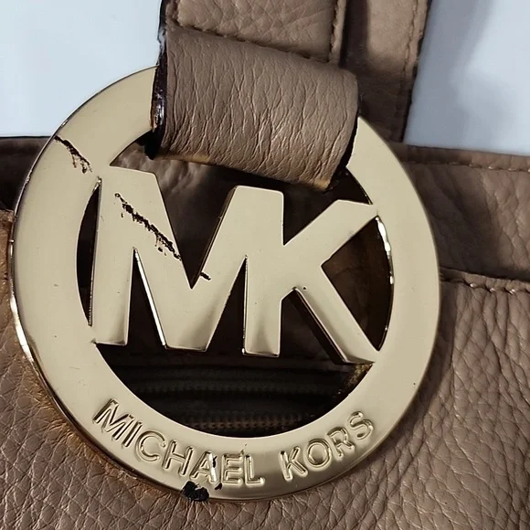 MICHAEL KORS FULTON XL Leather Tote Bag Satchel Shoulder‎ Bag Multi Section Hobo